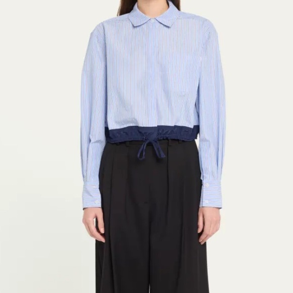 SIMKHAI Adryck Long-Sleeve Drawstring Shirt - Picture 5 of 7